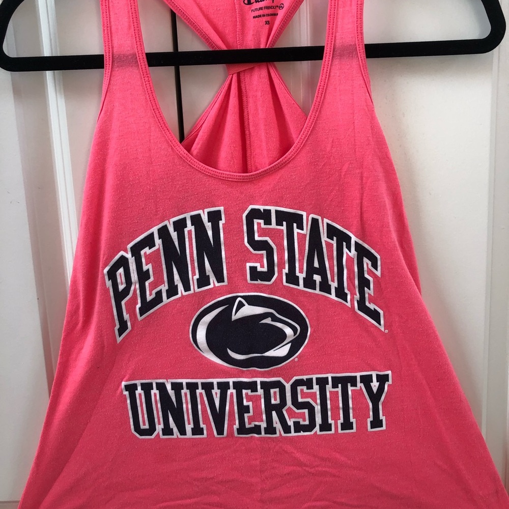 Neon Pink Penn State Champion Tank Top